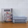 3 layer multipurpose kitchen storage basket rack