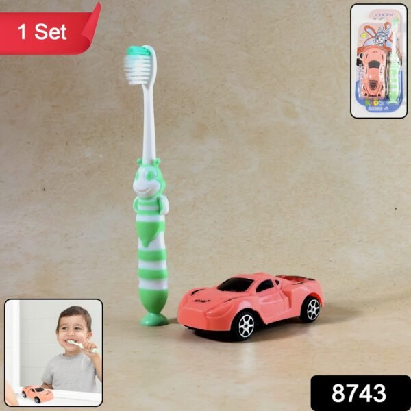 kids toothbrush and car toy set