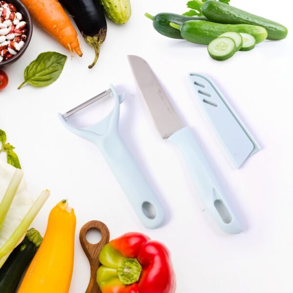 3 in 1 kitchen knife & chopping board set (1 set) 3 in 1 kitchen knife & chopping board set (1 set)