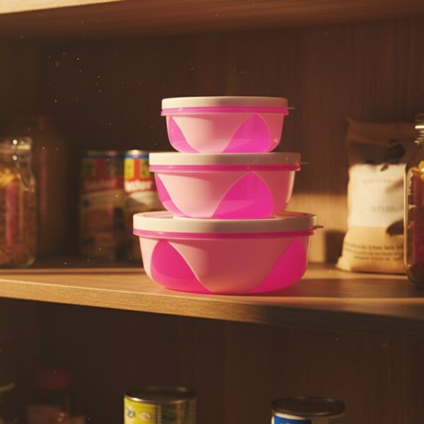 apple set of 3 plastic storage containers (1 pc) apple set of 3 plastic storage containers (1 pc)