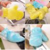 fiber reusable multipurpose dishwashing gloves household kitchen ( 1 pc ) fiber reusable multipurpose dishwashing gloves household kitchen ( 1 pc )