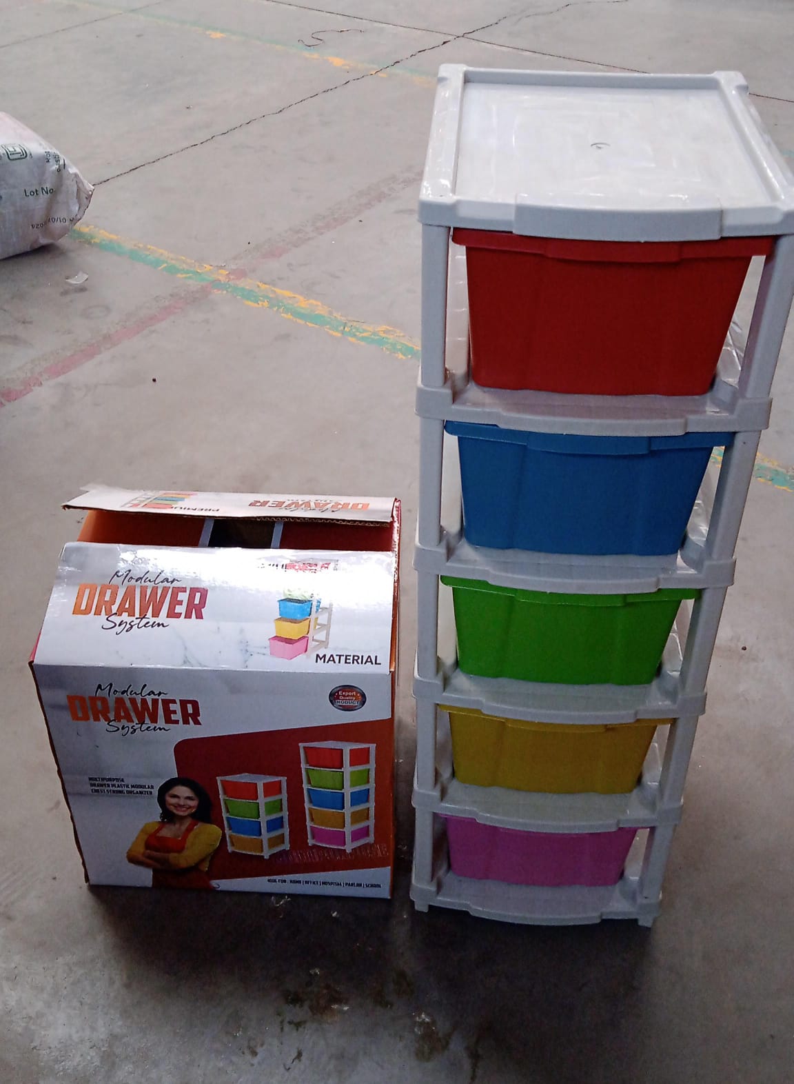 multipurpose modular drawer organizer storage box 5 layers