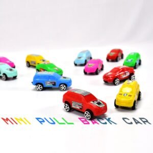 super city car racer pull push vehicle toy for kids (set of 12 pcs / multicolor)