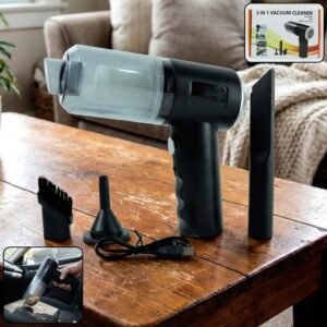 3 in 1 portable handheld vacuum cleaner for home & car cleaning (1 pc)
