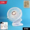 portable mini fan with clip stand (1 pc)