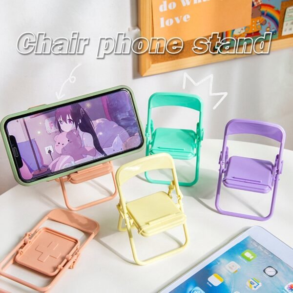 chair shaped mobile stand â€“ stylish phone holder for home & office use (1 pc)