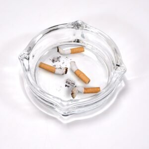 brunswick crystal glass ashtray for home & office