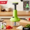 push down vegetable & fruit chopper (b grade / 750 ml)