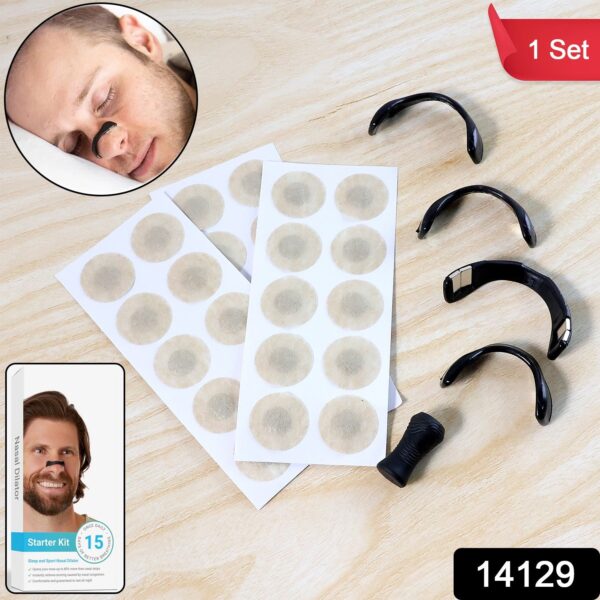 nasal strip starter kit boost oxygen intake, reduce snoring (1 set)