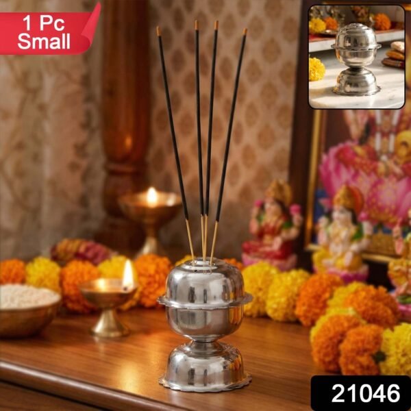 stainless steel jasmine agarbatti stand (1 pc)