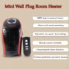 wonder warm 400w wall plug room heater with remote control (1 pc)