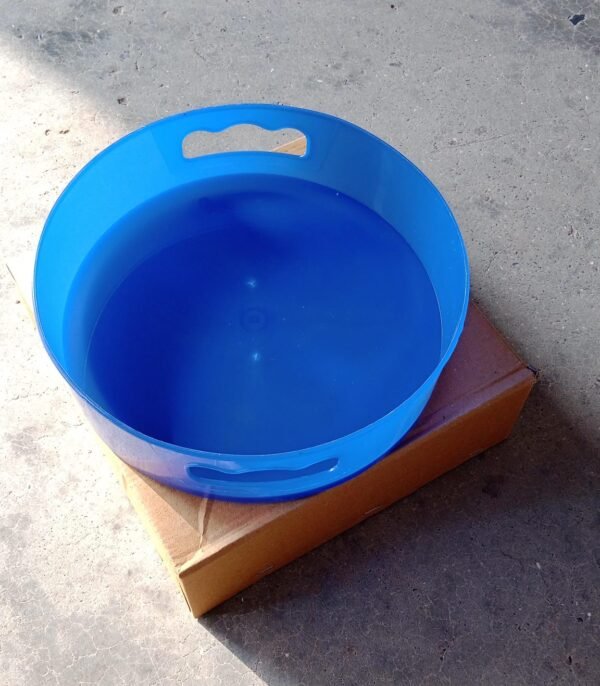 360Â° rotating kitchen organizer trolley for storage turntable tray with brown box