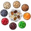 multipurpose 7 compartment dry fruit & snack storage box