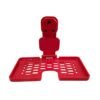 multi purpose wall holder stand for mobile charging (red)