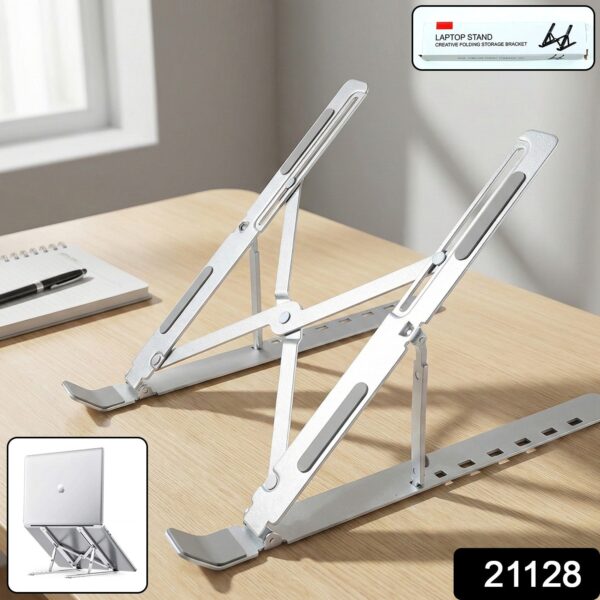 foldable adjustable laptop stand for desk and table use