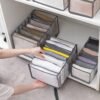 7 grid clothes organizer for wardrobe storage