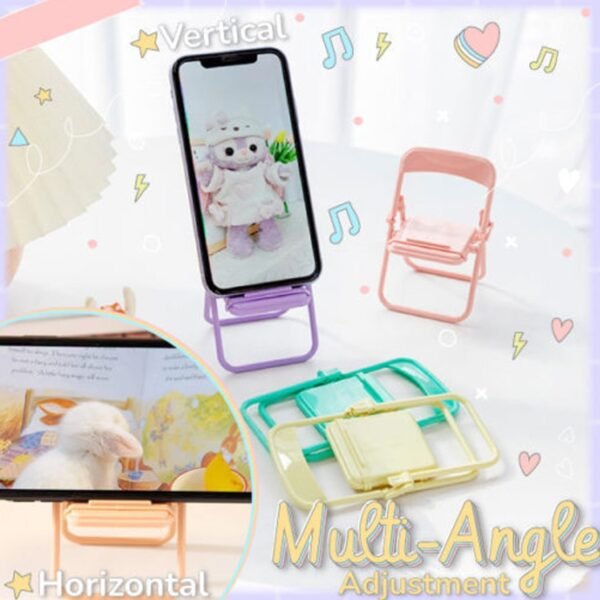 chair shaped mobile stand â€“ stylish phone holder for home & office use (1 pc)