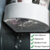 corner shelf bathroom kitchen rack self adhesive wall mount storage basket
