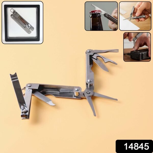 stainless steel 8 in 1 multipurpose pocket tool kit