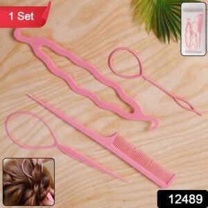 multi purpose hair styling & braiding tool set
