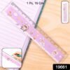 premium cute cartoon plastic ruler for kids (1 pc)