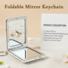 foldable mirror keychain â€“ (1 pc)