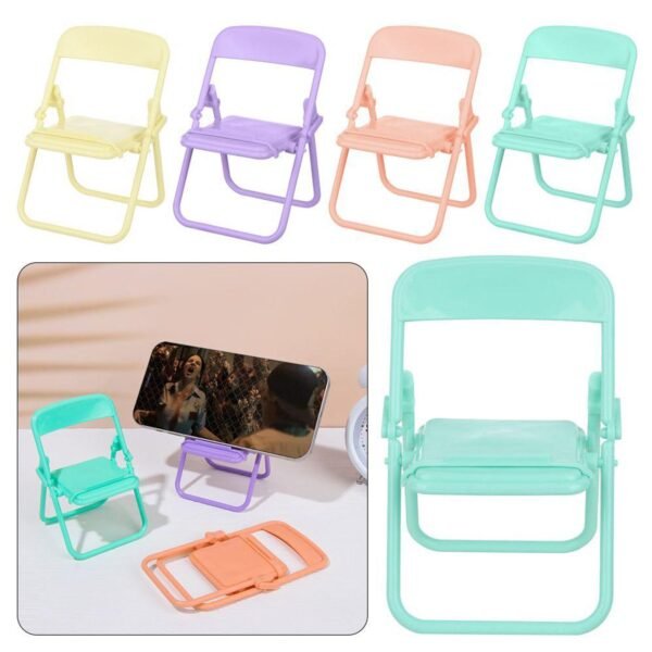 chair shaped mobile stand â€“ stylish phone holder for home & office use (1 pc)