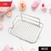 premium stainless steel soap holder (1 pc)
