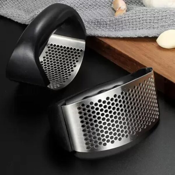 stainless steel garlic press crusher for kitchen