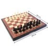 premium portable chess set plastic chess pieces (1 set)