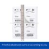 oddy self adhesive label sheets â€“ a4 full sheet labels (100 sheet)