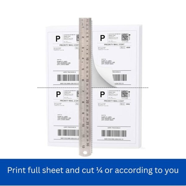 oddy self adhesive label sheets â€“ a4 full sheet labels (100 sheet)