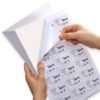 oddy self adhesive label sheets â€“ a4 full sheet labels (100 sheet)