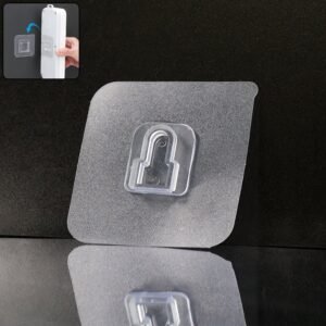 premium transparent wall hook sticker (1 pc)
