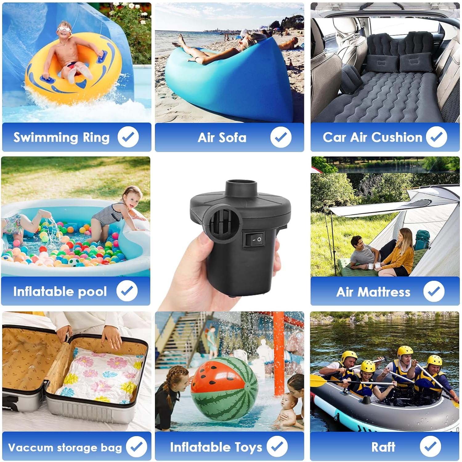 electric air pump for ball , balloon ( 3 nozzle ) electric air pump for ball , balloon ( 3 nozzle )