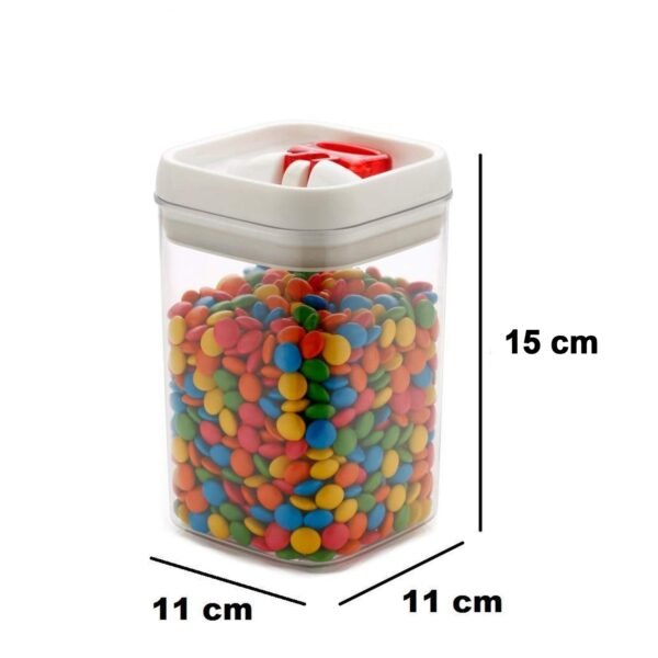 airtight lock & seal transparent kitchen storage container (1100 ml)