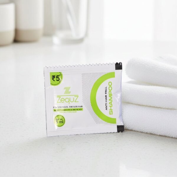 zequz anti hair fall strengthening shampoo sachet (5 ml / 1 pc)