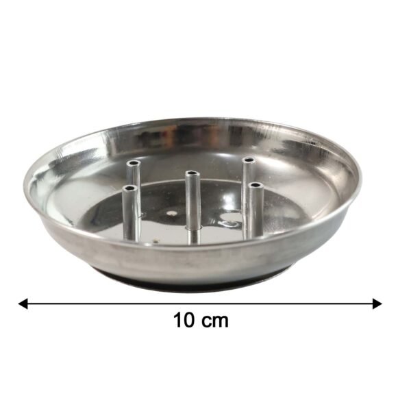 stainless steel lotus agarbatti stand sia 5 (1 pc)