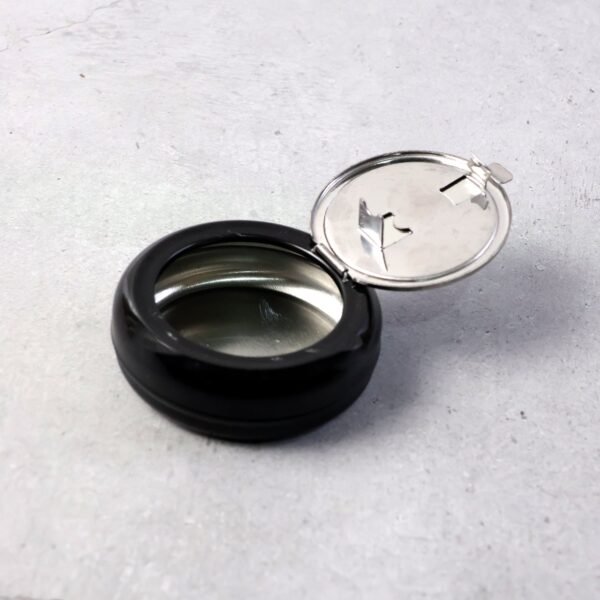 round smokeless ashtray with lid (1 pc)