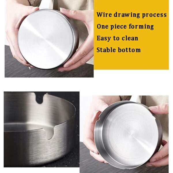 round tabletop cigarette ashtray with multiple rest slots (1 pc) round tabletop cigarette ashtray with multiple rest slots (1 pc)