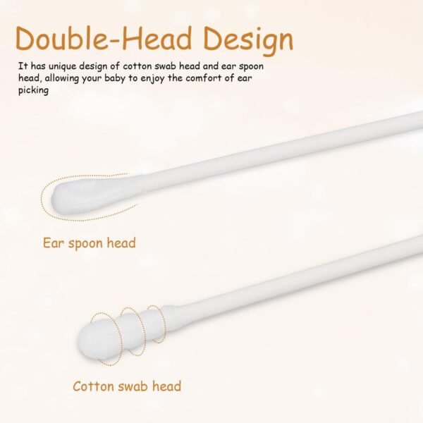 premium ultra soft baby cotton swabs (200 pc)