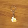 cute banana shape cartoon keychain (1 pc)
