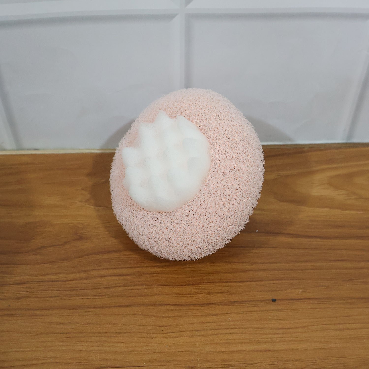 premium soft exfoliating round bath scrubber (1 pc) premium soft exfoliating round bath scrubber (1 pc)