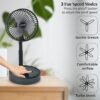 rechargeable desktop table fan mobile phone holder (1 pc)