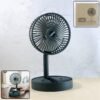 rechargeable desktop table fan mobile phone holder (1 pc)