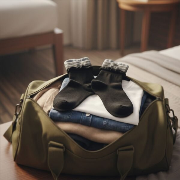 comfortable ankle length everyday wear socks (1 pair)