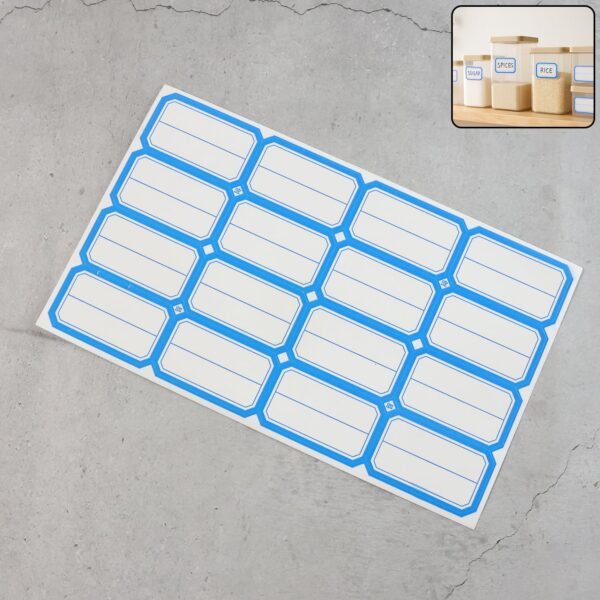 1 sheets self adhesive label stickers