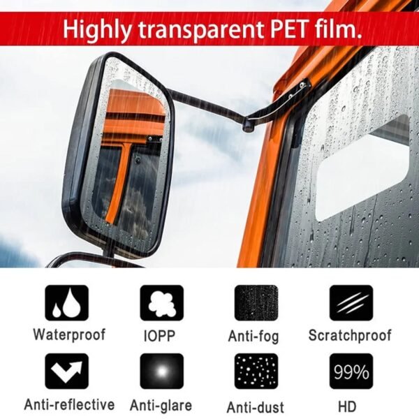 mirror protection film set (2 piece, 20Ã—18 cm)