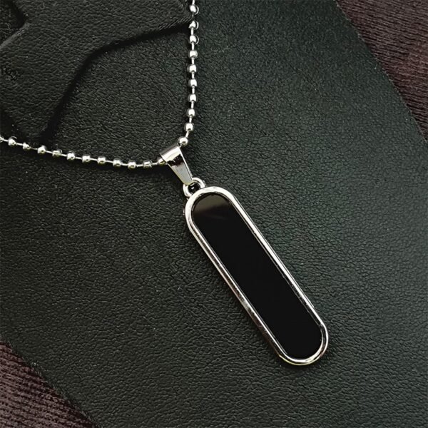 minimalist bar pendant necklace with chain (1 pc)