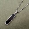 minimalist bar pendant necklace with chain (1 pc)